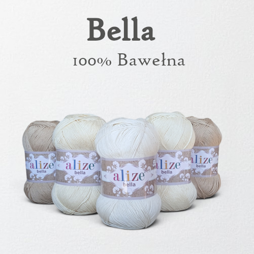 Włóczka bawełniana alize bella